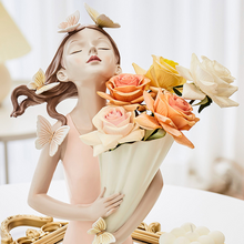 Load image into Gallery viewer, Beautiful Girl Flower Vase