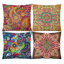 Carregar imagem no visualizador da galeria, Colorful Bohemian Cushion Cover