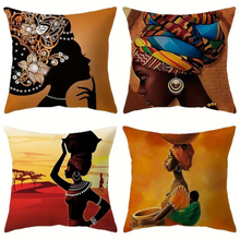 Carregar imagem no visualizador da galeria, African Women Cushion Cover