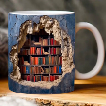 Load image into Gallery viewer, 3D Bookshelf Mug