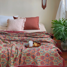 Load image into Gallery viewer, Boho Summer Throw Blanket