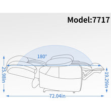 Load image into Gallery viewer, Dual Motor Infinite Position Up to 350 LBS Leatheraire Power Lift Recliner Chair, Heavy Duty Motion Mechanism with 8-Point Vibration Massage and Lumbar Heating, Stainless steel Cup Holders, Brown