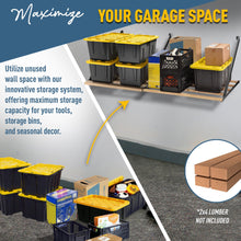 Load image into Gallery viewer, DIY Garage Shelving Kit - Wood Not Included