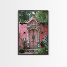 Cargar imagen en el visor de la galería, Change675 Architecture Print, 19th Century Architecture Photography, Mexico City Wall Art, Wood Framed Canvas Print