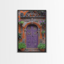 Cargar imagen en el visor de la galería, Change34 Architecture Print, 19th Century Architecture Photography, Mexico City Wall Art, Wood Framed Canvas Print