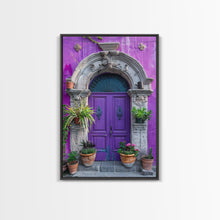 Cargar imagen en el visor de la galería, Change45 Architecture Print, 19th Century Architecture Photography, Mexico City Wall Art, Wood Framed Canvas Print