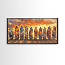 Carregar imagem no visualizador da galeria, Fall decor, beach Christmas art, tropical Christmas, canvas print, beach Christmas, seasonal wall art, holiday wall art