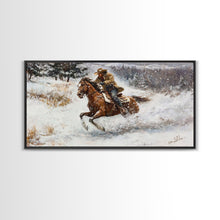 Carregar imagem no visualizador da galeria, Autumn harvest Framed Canvas Print of a woman in a field with pumpkins, seasonal wall decor and farmhouse accents for a cozy autumn ambiance