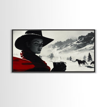 Cargar imagen en el visor de la galería, Cozy Cottage in Misty Autumn Countryside Framed Canvas Print, Perfect Rustic Artwork to Bring Warmth and Tranquility Into Your Home