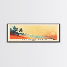 Load image into Gallery viewer, Alappuzha Beach, India Watercolor Print, Vacation Gift, India Wall Art, Beach Painting, Beach Decor, Large Wall Art, Wood Frame Art
