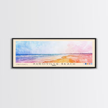 Carregar imagem no visualizador da galeria, Auroville Beach, India Watercolor Beach Print, Vacation Gift, India Wall Art, Framed Canvas Print, Framed Beach Painting