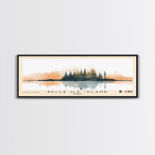 Load image into Gallery viewer, Belle-Ile Island, France Watercolor Beach Print, Vacation Gift, France Wall Art, Beach Painting, Beach Decor, Beach Painting