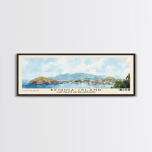 Load image into Gallery viewer, Bequia Island, Saint Vincent and the Grenadines Watercolor Beach Print, Vacation Gift, Saint Vincent and the Grenadines Wall Art, Beach Painting, Beach Decor, Beach Painting