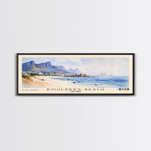 Load image into Gallery viewer, Boulders Beach, Cape Town Watercolor Beach Print, Vacation Gift, Cape Town Wall Art, Beach Painting, Beach Decor, Beach Painting