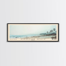 Carregar imagem no visualizador da galeria, Burwood Beach, Jamaica Watercolor Beach Print, Vacation Gift, Jamaica Wall Art, Framed Canvas Print, Framed Beach Painting