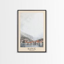 Load image into Gallery viewer, Banje, Croatia Watercolor Print, Vacation Gift, Croatia Wall Art, Beach Painting, Beach Decor, Large Wall Art, Wood Frame Art