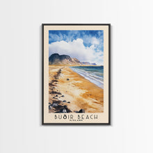 Load image into Gallery viewer, Búðir Beach, Iceland Watercolor Beach Print, Vacation Gift, Iceland Wall Art, Beach Painting, Beach Decor, Beach Painting
