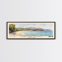 Load image into Gallery viewer, Cane Bay Beach, US Virgin islands Watercolor Beach Print, Vacation Gift, US Virgin islands Wall Art, Beach Painting, Beach Decor, Beach Painting