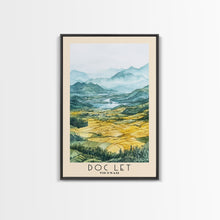 Load image into Gallery viewer, Doc Let, Vietnam Watercolor Print, Vacation Gift, Vietnam Wall Art, Beach Painting, Beach Decor, Large Wall Art, Wood Frame Art