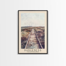 Load image into Gallery viewer, Dungeness, United Kingdom Watercolor Beach Print, Vacation Gift, United Kingdom Wall Art, Beach Painting, Beach Decor, Beach Painting