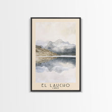 Load image into Gallery viewer, El Laucho, Chile Watercolor Print, Vacation Gift, Chile Wall Art, Beach Painting, Beach Decor, Large Wall Art, Wood Frame Art