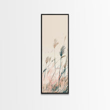 Carregar imagem no visualizador da galeria, Autumn Forest Scene Pine Trees Giant Sun Skinny Art Tall Art Framed Canvas Print Japanese Style Art Ukiyo-e Art Wood Block Print Scenic