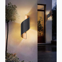 Load image into Gallery viewer, Creative White/Black Outdoor Aluminum Waterproof Wall Lamp For Courtyard