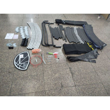 Load image into Gallery viewer, 10FT Recreational Trampoline with Enclosure for Kids Adults, ASTM Approved, Outdoor Trampoline with Wind Stakes and Ladder for Kids Apex Series, 10 FOOT Trampoline