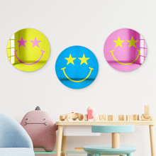 Carregar imagem no visualizador da galeria, Bundle |  Happy Face with Starry Eyes Multicolor 3-Piece Set