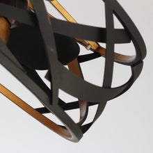 Carregar imagem no visualizador da galeria, 21" Ahmedabad Industrial DC Motor Flush Mount Reversible Ceiling Fan with LED Lighting and Remote Control