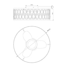 Carregar imagem no visualizador da galeria, 21" Kanpur Farmhouse Flush Mount Reversible Ceiling Fan with LED Lighting and Remote Control