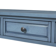 Carregar imagem no visualizador da galeria, Console Table 63" Long Console Table with Drawers and Shelf for Entryway, Hallway, Living Room (Navy