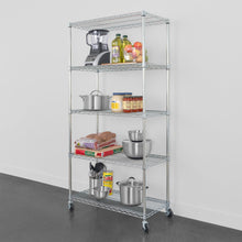 Carregar imagem no visualizador da galeria, 18" x 36" x 72" 5-Tier Wire Rack