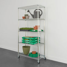 Carregar imagem no visualizador da galeria, 18" x 36" x 72" 5-Tier Wire Rack