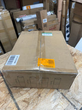 Load image into Gallery viewer, Aluminum 12- Watt Equivalent Integrated LED Black Cylinder Wall Sconce Indoor/Outdoor Wall Pack Light, 2700K (4-Pack