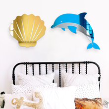 Load image into Gallery viewer, Sea Shell Decorative Wall Mirror