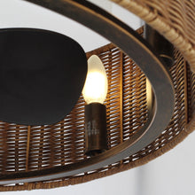 Carregar imagem no visualizador da galeria, 24" Farmhouse DC Motor Ceiling Fan with Lighting and Remote Control