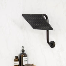 Carregar imagem no visualizador da galeria, 10.5 in. S-Shaped Stainless Steel Shower Head Extension Arm (Black Finish)