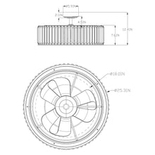 Carregar imagem no visualizador da galeria, 26" Henslee Modern DC Motor Reversible Crystal Fandelier Ceiling Fan with Lighting