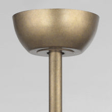 Carregar imagem no visualizador da galeria, 25" Modern Downrod Mount Crystal Fandelier with Lighting and Remote Control