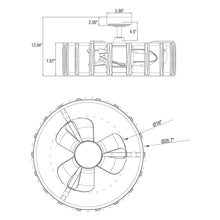 Carregar imagem no visualizador da galeria, 27" Modern DC Motor Downrod Mount Reversible Crystal Ceiling Fan with Lighting and Remote Control