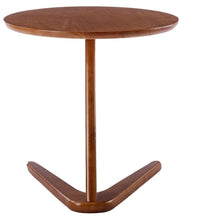 Carregar imagem no visualizador da galeria, Accent Chairs Set of 2 with Side Table, Mid Century Modern Accent Chair, Wood and Fabric Armchairs Side Chair, Lounge Reading Comfy Arm Chair for Living Room, Bedroom, Office