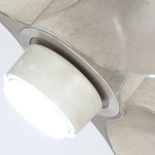 Carregar imagem no visualizador da galeria, 28" Kwang Farmhouse DC Motor Downrod Mount Reversible Ceiling Fan with LED Lighting and Remote Control