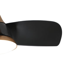 Carregar imagem no visualizador da galeria, 28" Modern DC Motor Downrod Mount Reversible Ceiling Fan with LED Lighting and Remote Control