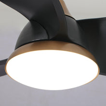Carregar imagem no visualizador da galeria, 28" Modern DC Motor Downrod Mount Reversible Ceiling Fan with LED Lighting and Remote Control