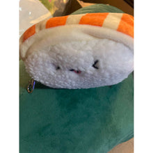 Load image into Gallery viewer, Sushi Plush Keychain 5 Soft Cute Design (Salmon)