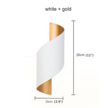 Load image into Gallery viewer, Creative White/Black Outdoor Aluminum Waterproof Wall Lamp For Courtyard