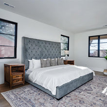 Load image into Gallery viewer, Modern Assembled Brown 2-Drawer Cabinet Night Stand