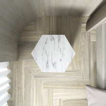 Carregar imagem no visualizador da galeria, Italian Carrara Side Table