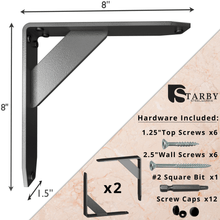 Load image into Gallery viewer, Jetstream Low Profile Countertop Brackets (2 Pack)